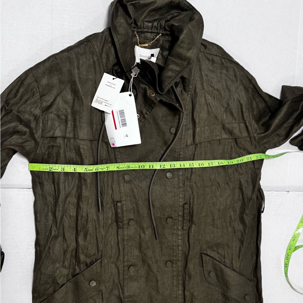 NWT! Zimmermann Lucky military Anorak Coat Size US 4 RRP $1350 Missing Belt - Picture 9 of 14